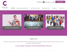 Tablet Screenshot of contact-associates.co.uk